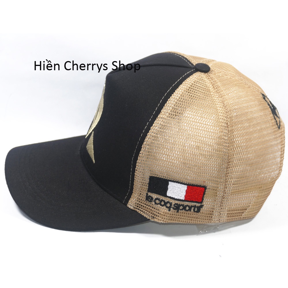 Nón kết lưới thêu hình con gà kiêu cao cấp, khóa nhựa - Kiểu dáng thời trang cá tính thích hợp cho mọi người