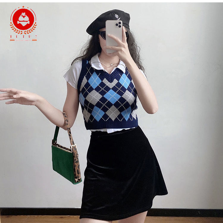 Áo Len Không Tay Thân Ngắn Thời Trang Dành Cho Phụ Nữ | BigBuy360 - bigbuy360.vn