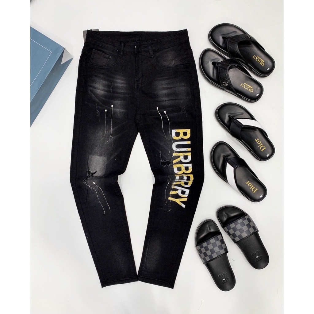 Quần Jean Nam Xanh Trắng  Đơn Giản Lịch Sự | BigBuy360 - bigbuy360.vn