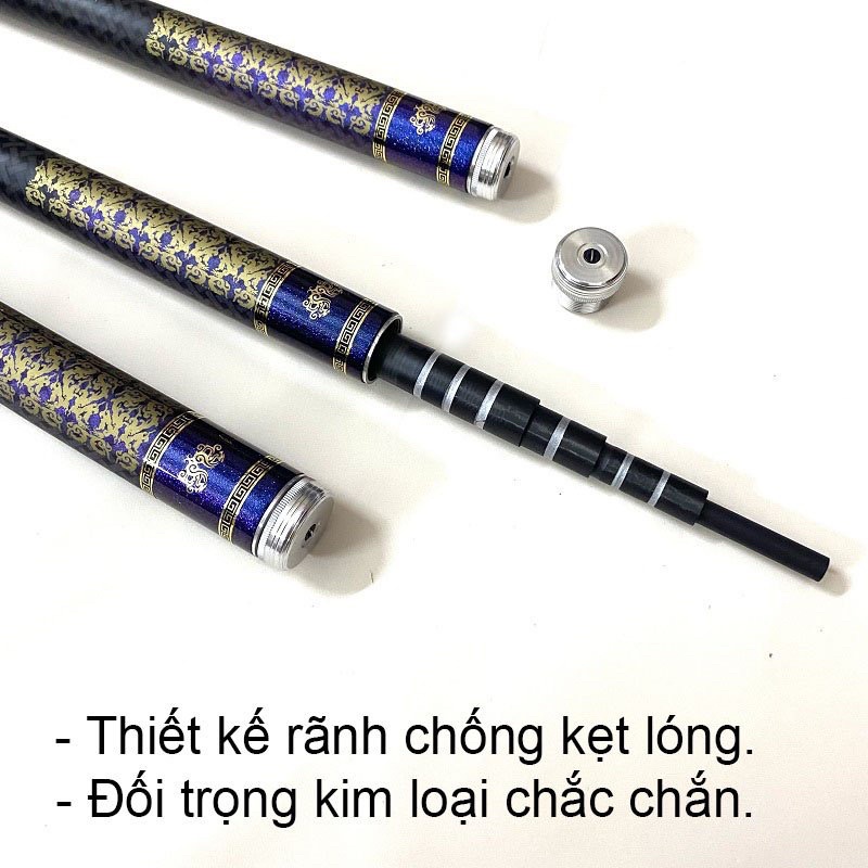 cần câu tay 8H DAIWA Thiên Tâm Lệnh Cacbon thế hệ mới