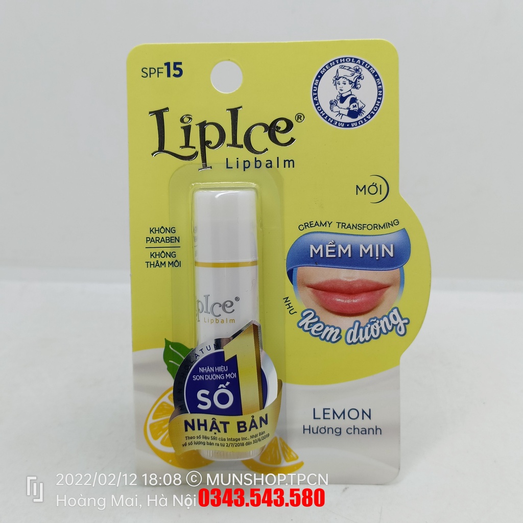 Son dưỡng không màu LipIce Lipbalm - Son dưỡng số 1 Nhật Bản