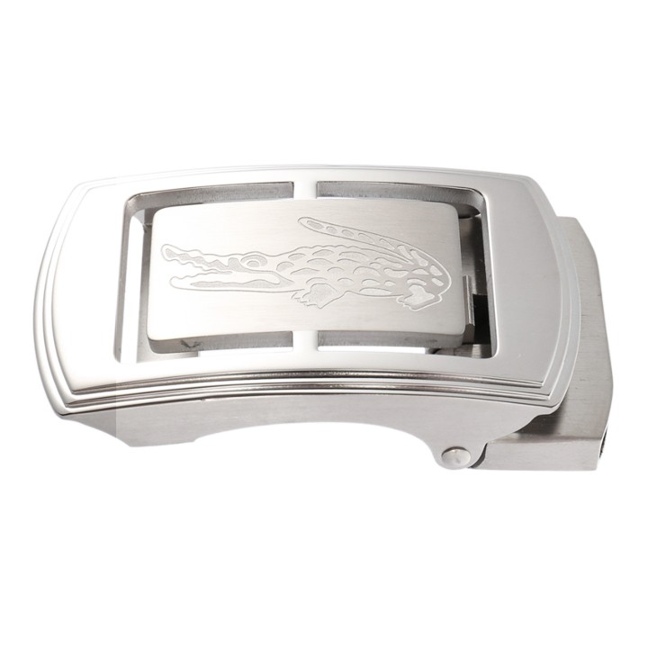 Dây Thắt Lưng Nam Da Bò Cao Cấp -Dây Nịt Nam SFDN040ISB-Mặt Khóa Inox 316 Nguyên Khối & Da Bò,BH 12 Tháng