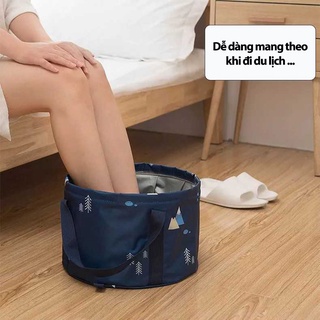 Túi Ngâm chân GẤP GỌN giữ ấm chân, có quai xách