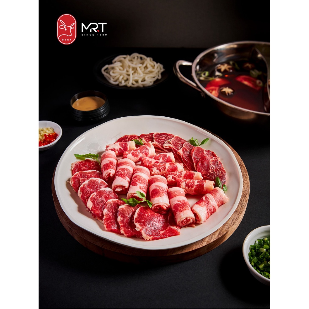 Ba chỉ Bò Úc 500gr | 100% Bò nhập khẩu | Dùng ăn lẩu và nướng | Giao siêu tốc HCM | Mr.T Beef