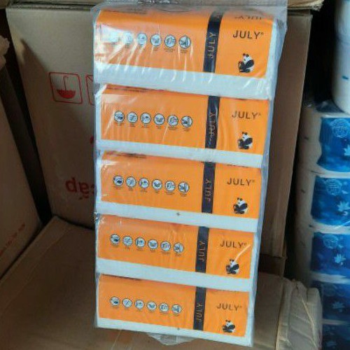 Combo 5 bịch khăn giấy lụa cao cấp July