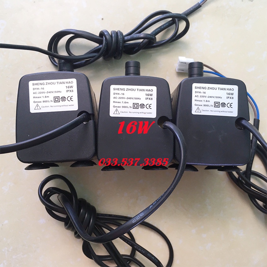 Máy bơm quạt hơi nước, máy bơm tăng áp mini 8W, 16W, 18W