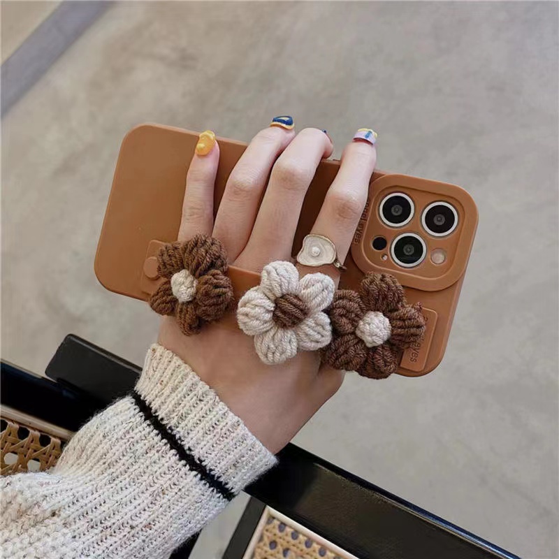 Ốp Điện Thoại Dẻo Họa Tiết Hoạt Hình 3 Bông Hoa Xinh Xắn Chống Rơi Cho iPhone 14 14pro max 13 12PRO max 11pro max 7Plus