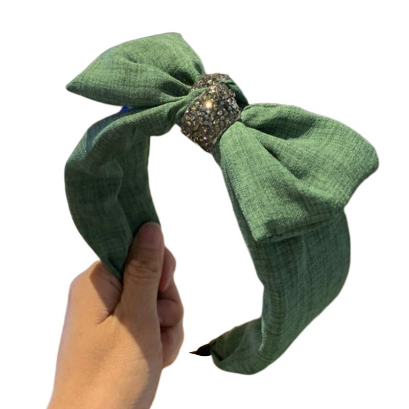 Băng Đô Cài Tóc Đính Đá Phong Cách Hàn Quốc Sang Trọng