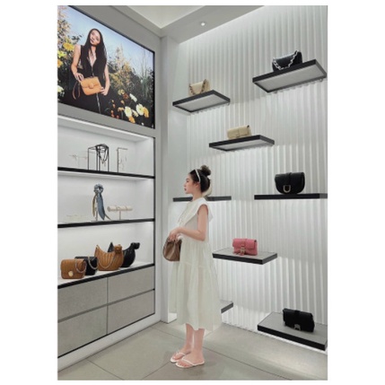 Váy bầu tiểu thư dáng xòe 2 màu siêu xinh
