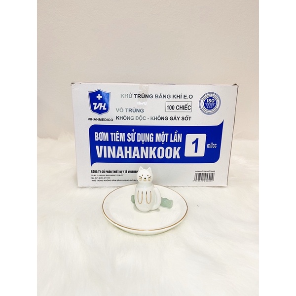 [ Chính Hãng] Bơm tiêm (xilanh) vô trùng Vinahankook, tiện dụng, ít lỗi, chắc chắn..