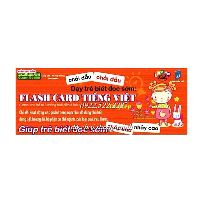 Thanh lý 259k còn 99k FLASH CARD TIẾNG VIỆT TỪ GHÉP flashcard