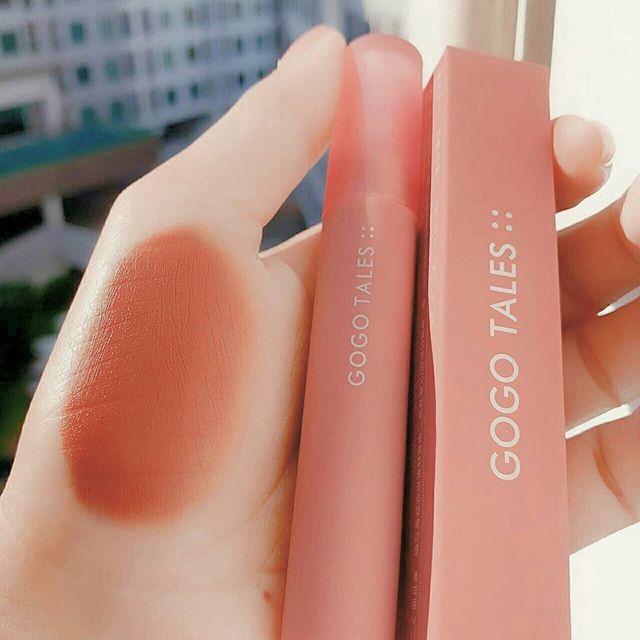 [Hàng mới về] Thỏi son bóng màu mờ/ bám màu lâu xinh xắn cho nữ