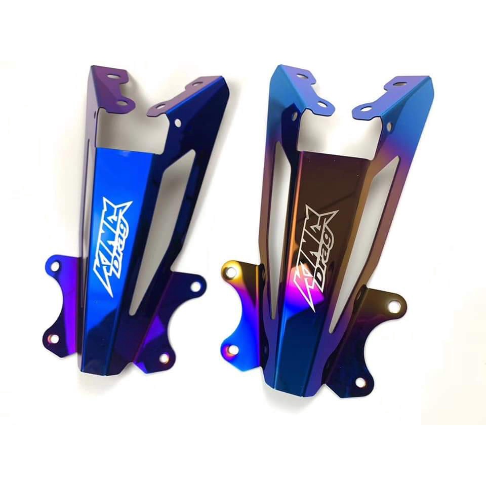 Ốp Đuôi Dè Biển Số Dè Sau Ex 150, Ốp Dè Sau Exciter 150, Ex150, Exciter150 Titan Kingdrag Loại Dầy Có Cân Kiểm Tra