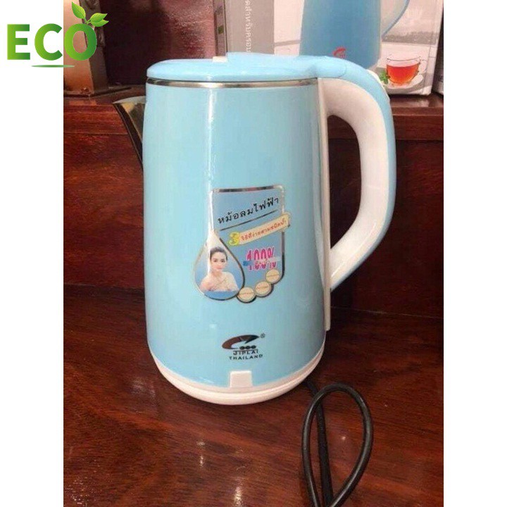 Ấm siêu tốc 2 lớp JipLai Thái Lan 2.5L nhập khẩu CHÍNH HÃNG bởi NBR STORE