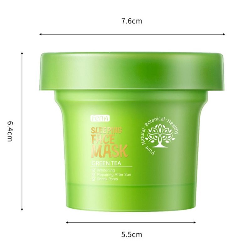 [Hàng chính hãng] Combo 2 lọ Mặt nạ ngủ trà xanh Fenyi/ Sleeping face mask Green tea 100g