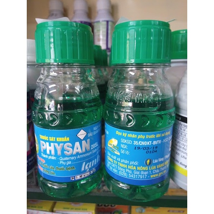 PHYSAN 100ml - Thuốc đặc trị thối nhũn, cháy bìa lá do vi khuẩn (Physan Lạnh)