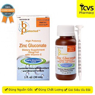 Siro Zinc Gluconate - bổ sung kẽm giúp giảm rối loạn tiêu hoá, cải thiện tình trạng biếng ăn - cvspharmacy