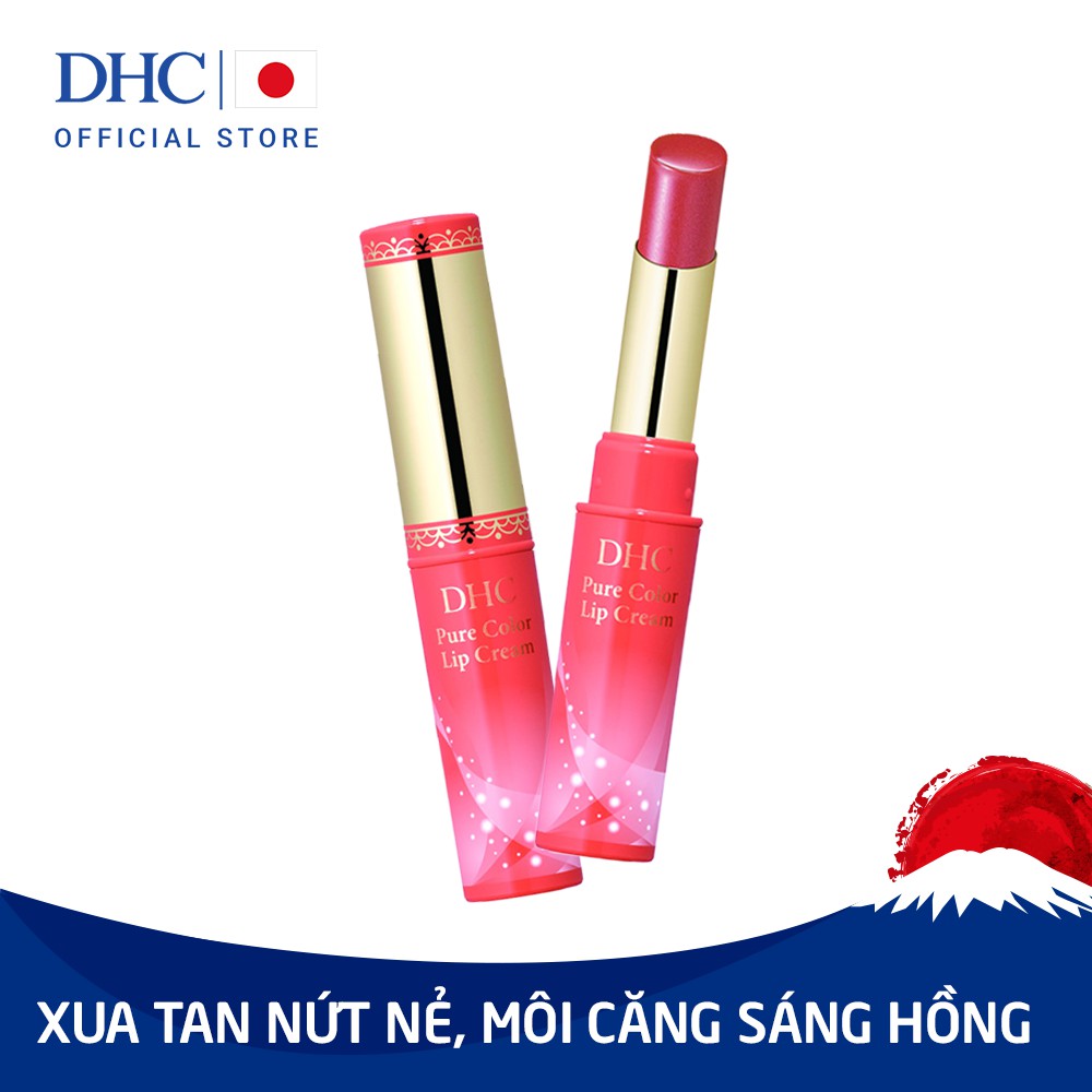 [Mã FMCGM50 - 8% đơn 250K] Son dưỡng màu DHC Pure Color Lip Cream (1.4g)