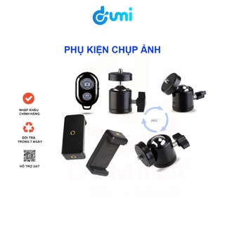 Phụ Kiện Điện Thoại, Đầu Kẹp Điện Thoại, Củ Tròn 360 Độ Dùng Cho Chân Đèn Livestream