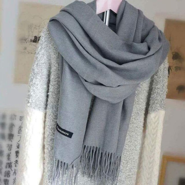 Khăn choàng cổ nữ Cashmere chất vải Len mềm mịn hàng Quảng Châu