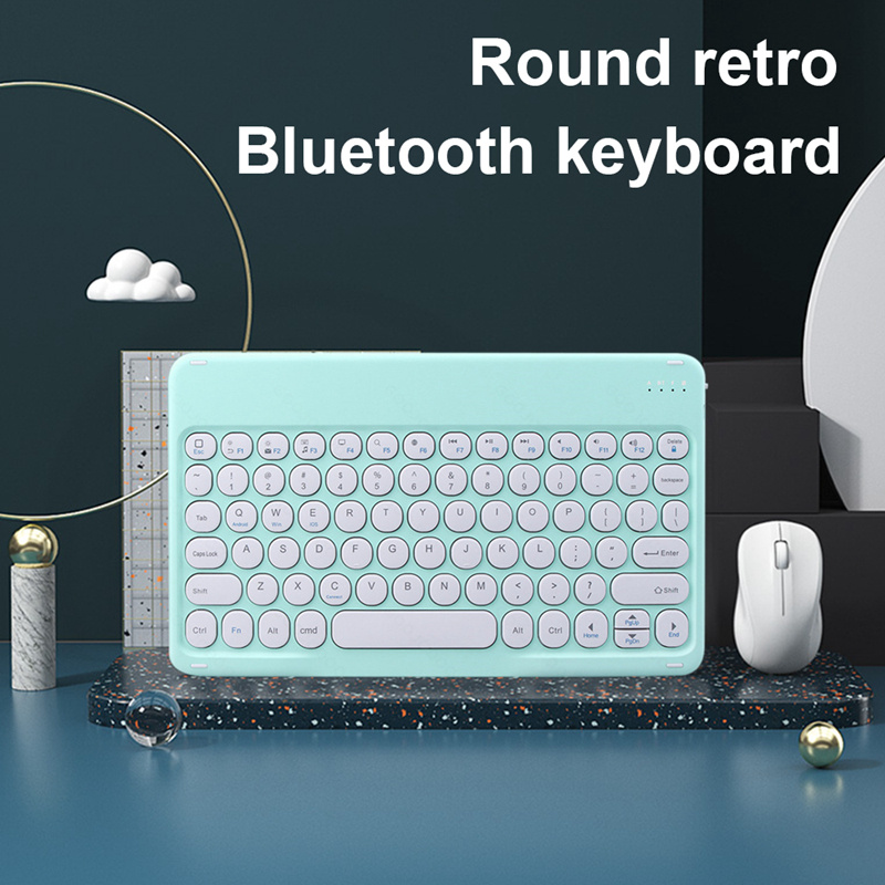 NIXXOS Bộ Bàn Phím Và Chuột Bluetooth Không Dây 10 inch