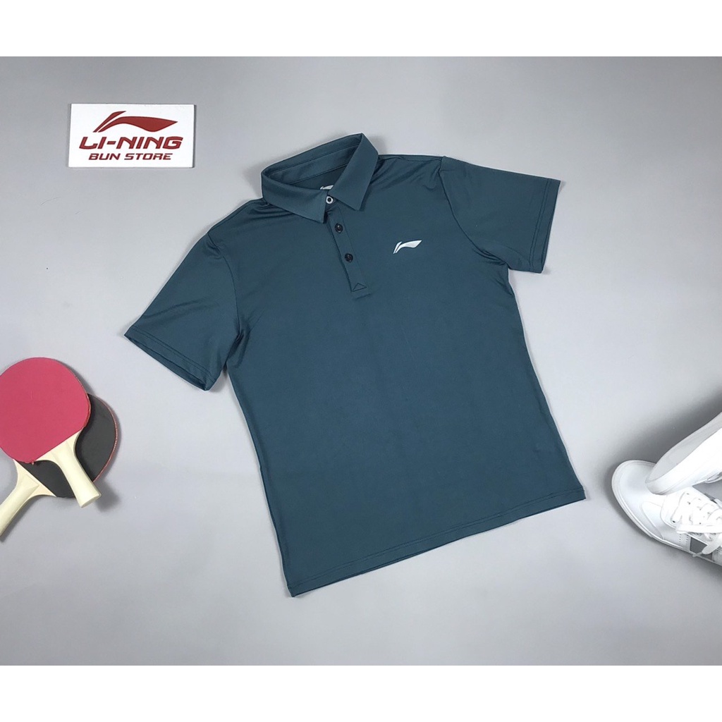 Áo Polo CHÍNH HÃNG Lining APLR286, 5 màu, co giãn 4 chiều, thoải mái trong mọi cử động