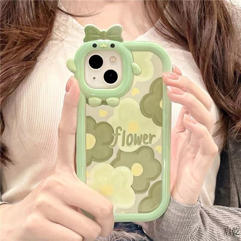 Ốp Điện Thoại Silicone In Hình Quái Vật Xanh Lá Cho iPhone 11 12 13 Prom 7 8 6 13 Pro