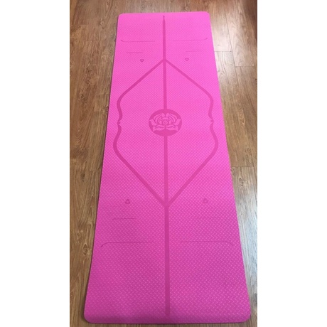 Thảm Tập Yoga Gym Định Tuyến TPE dầy 8mm 1 lớp Cao Cấp LOẠI 1 - Tặng Kèm TÚI