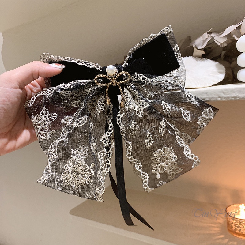 GETNOIVAS Kẹp tóc hình nơ xinh xắn cho nữ