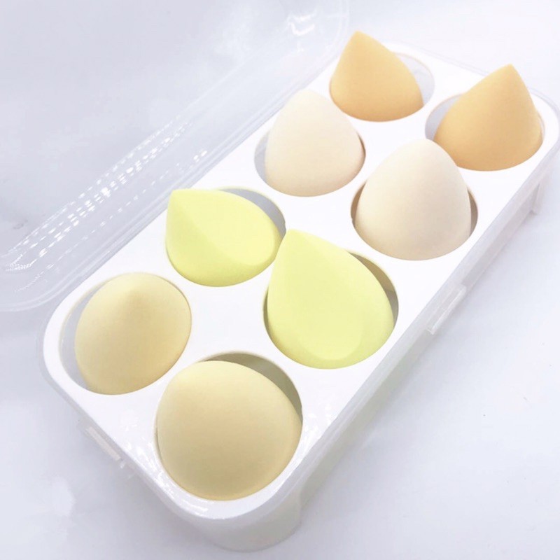 hộp 8 bông mút mềm mịn, siêu tiết kiệm
