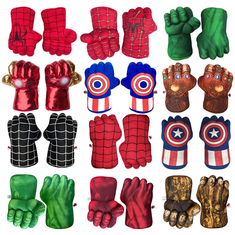 Găng Tay Đấm Bốc Nhồi Bông Siêu Anh Hùng Marvel The Avengers Spiderman Iron Man Captain America Hulk Thor