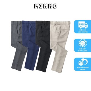 Quần âu nam đen , quần tây nam cao cấp dáng ôm body Hàn Quốc vải chống nhăn chống xù QA02