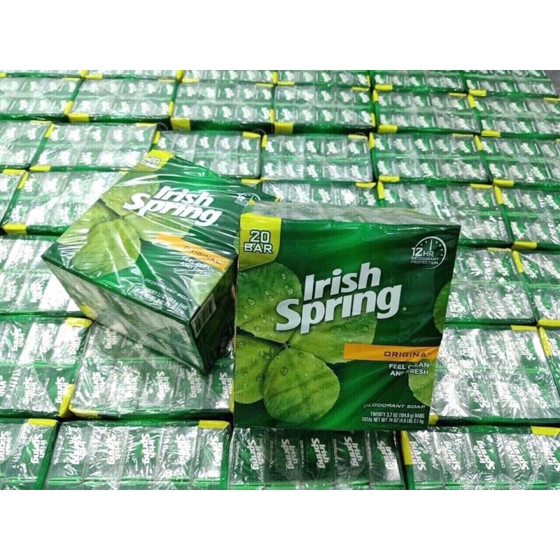 Irish Spring Original Deodorant Soap - xà phòng " huyền thoại "Của Mỹ 3 trong 1 ( Sát khuẩn - Tắm -Gội )