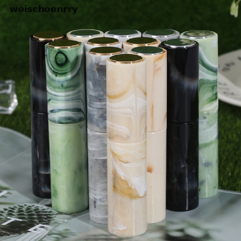 Chai Rỗng Đựng Nước Hoa Dạng Xịt Họa Tiết Cẩm Thạch Có Thể Đổ Đầy