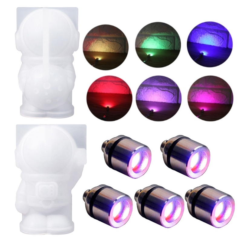 Sa Khuôn Silicone Làm Móc Khóa Hình Phi Hành Gia