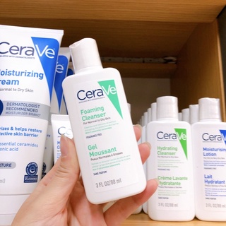 [ PHÁP ]Sữa Rửa Mặt CeraVe Foaming Facial Cleanser ( 87mL )