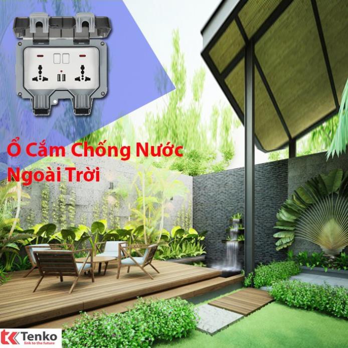 Chống Nước Tuyệt Đối - Mặt Che Mưa Chống Nước Tiêu Chuẩn IP66 Hàng Cao Cấp Tenko IP66CN