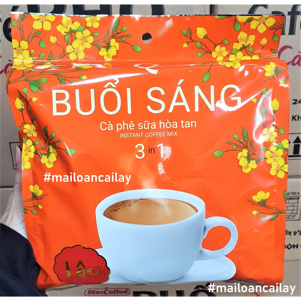 Cà phê sữa hòa tan Trần Quang Good Morning 480g