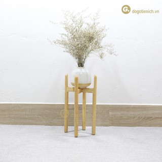 Chân Đế Capa Size L, Chân Gỗ Đựng Chậu Cây Tháo Lắp Tiện Lợi