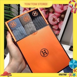 Hộp 3 quần lót nam boxer chữ h cao cấp.. tom_tom_storee