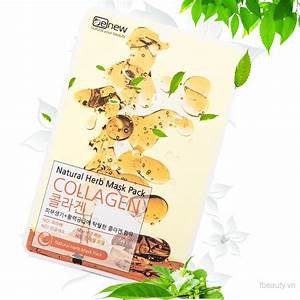 Bộ 10 miếng Đắp mặt nạ Collagen Benew Natural Herb Mask Pack - Collagen 22ml