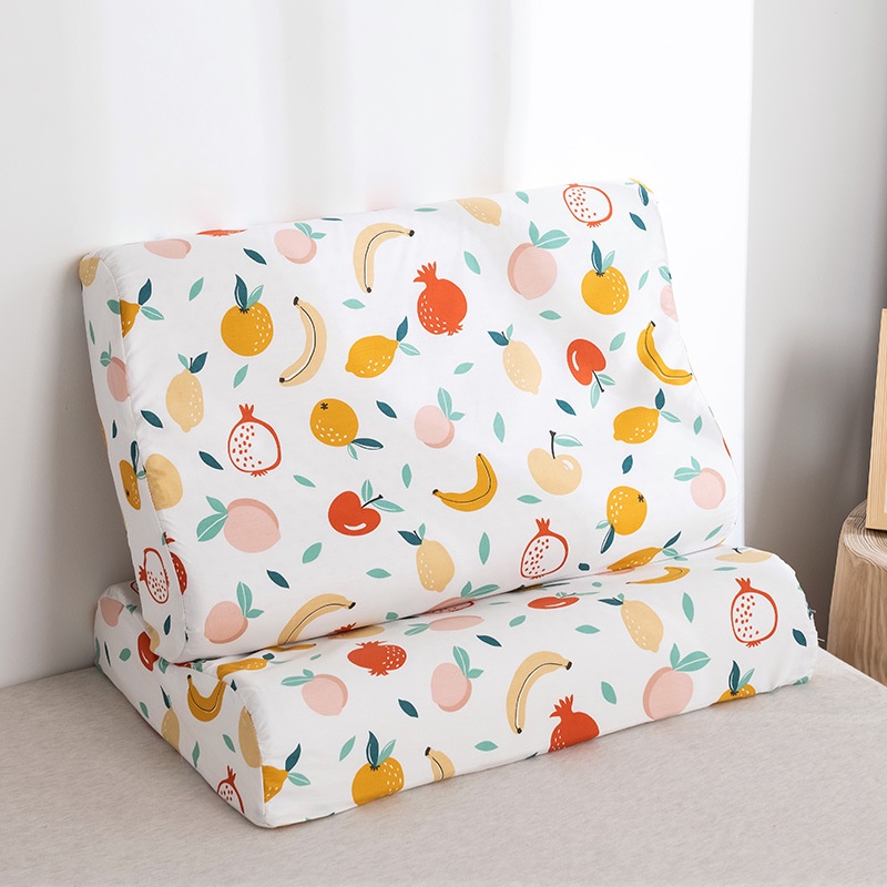 Vỏ Gối Vải Cotton Cao Su Dành Cho Người Lớn Và Trẻ Em