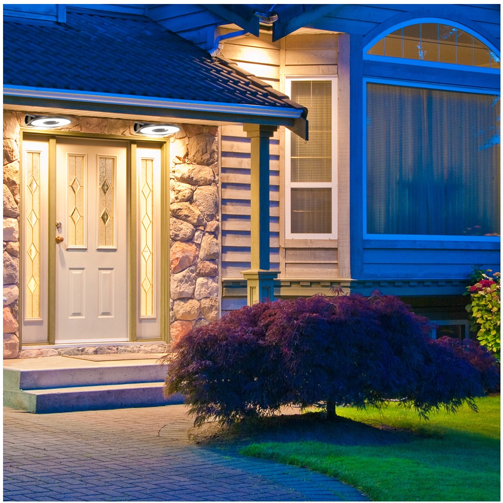 Đèn LED 40 Bóng Gắn Tường Năng Lượng Mặt Trời Cảm Ứng Cơ Thể Người Chống Nước Hiện Đại Cho Sân Vườn