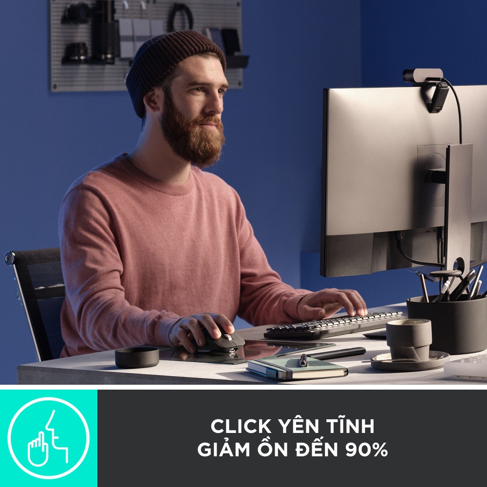 Chuột không dây Logitech MX Master 3S Wireless/Bluetooth - Hàng Chính Hãng