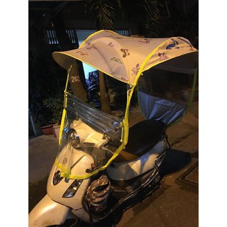 Ô dù che mưa nắng cho xe máy 2018