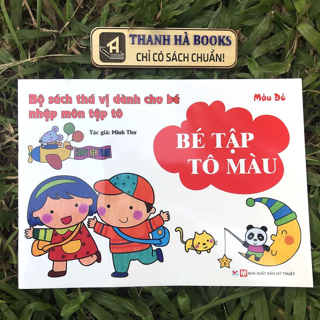 Sách - Bộ sách thú vị dành cho bé nhập môn tập tô: Bé Tập Tô Màu - Màu Đỏ (2-6 tuổi)