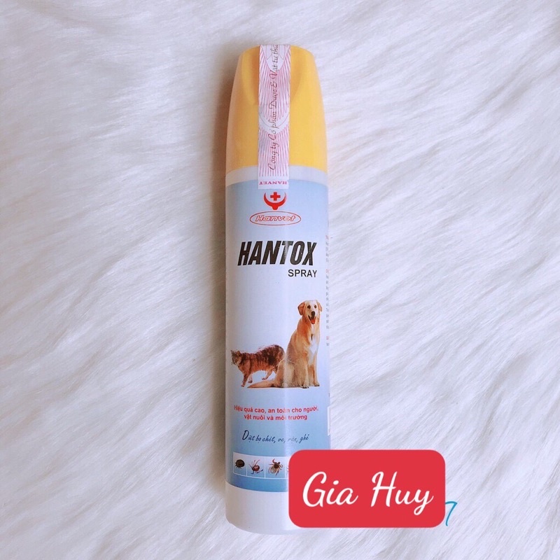 Xịt Bọ Chét Ve Rận Chó Mèo Hantox