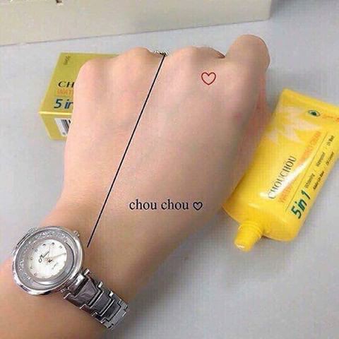 Kem Chống Nắng Chống Thấm Nước Chou Chou Waterproof UV Protect Cream SPF50+ PA+++ 50ml Hàn Quốc