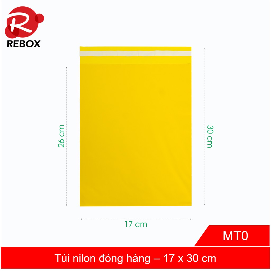 Túi niêm phong 30x17 cm - Combo 100 túi gói hàng chống bóc nhiều màu