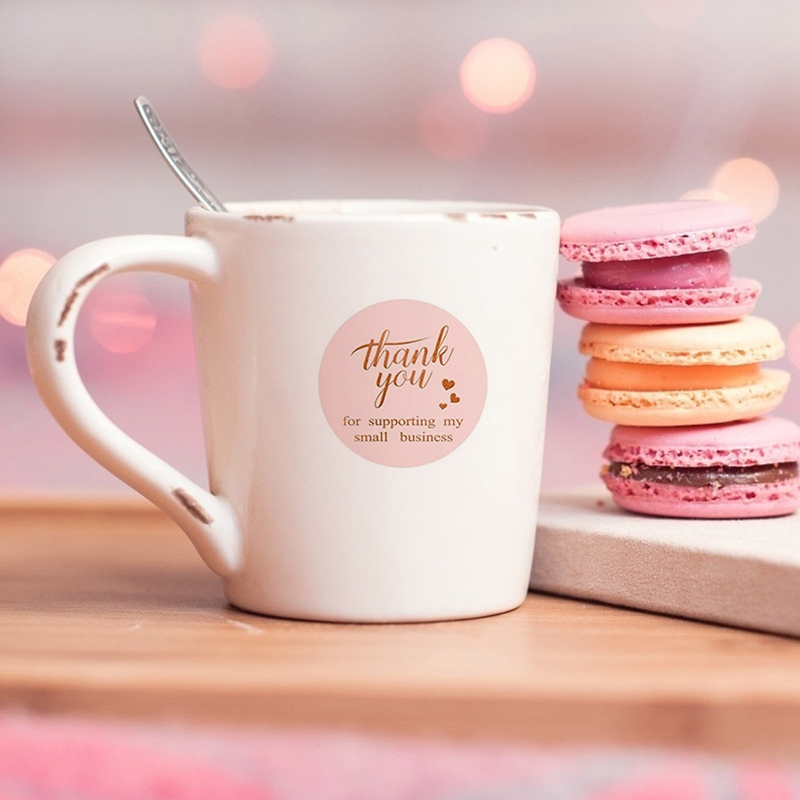 Set 50 Thiệp Chúc Mừng Màu Hồng